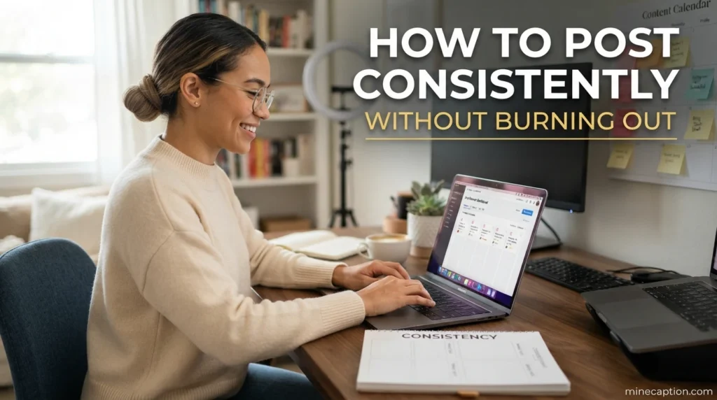 How to Post Consistently Without Burning Out