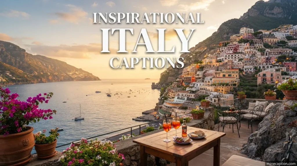 Inspirational Italy Captions