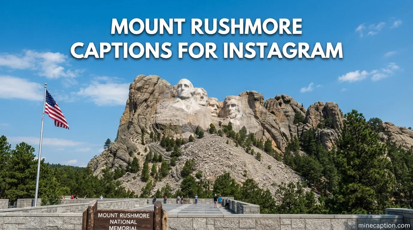 Mount Rushmore Captions for Instagram