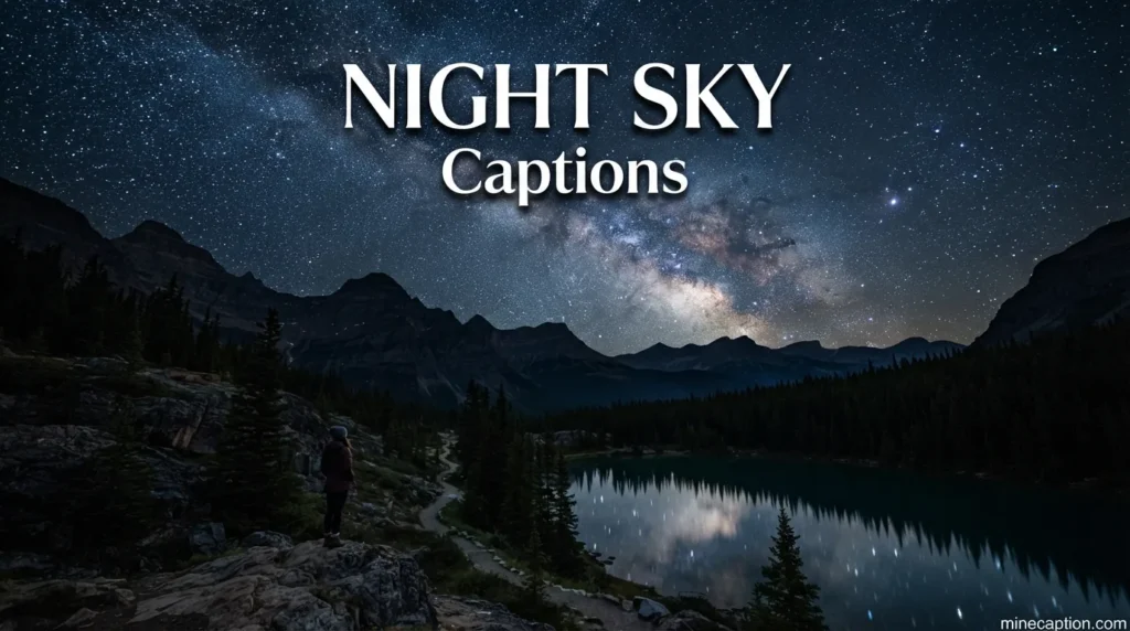 Night Sky Captions