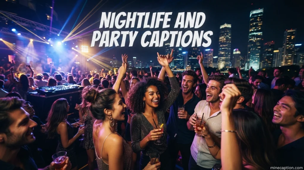 Nightlife and Party Captions
