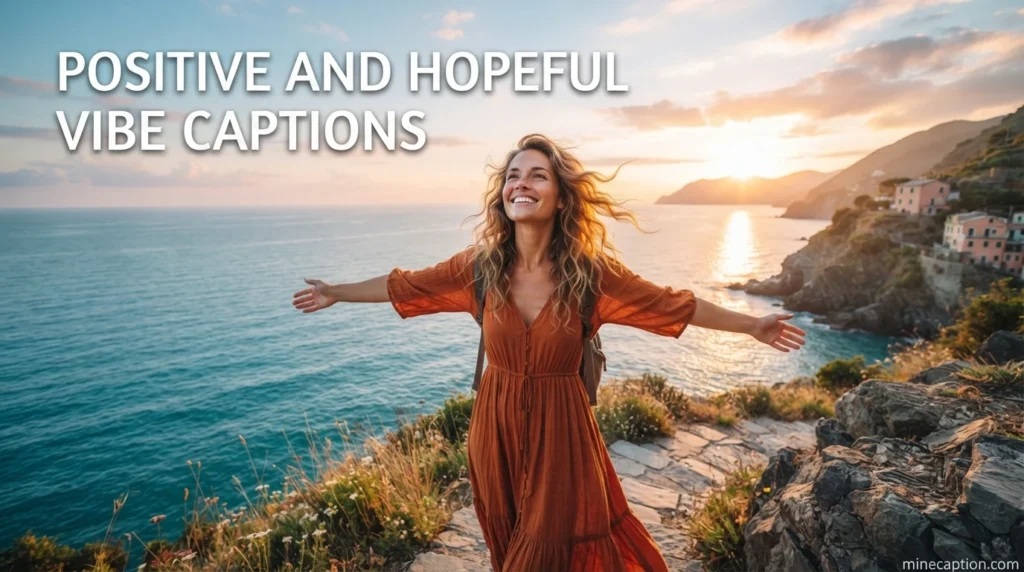 Positive and Hopeful Vibe Captions
