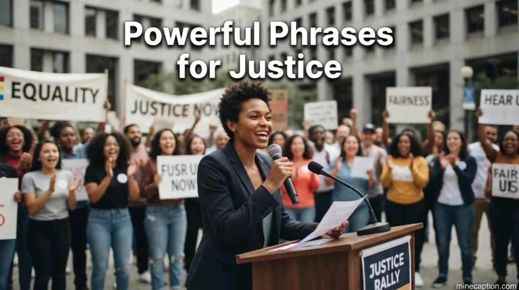 Powerful Phrases for Justice