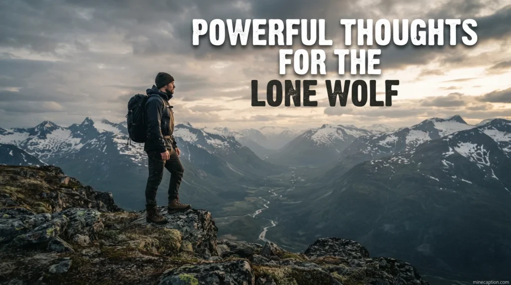 Powerful Thoughts for the Lone Wolf