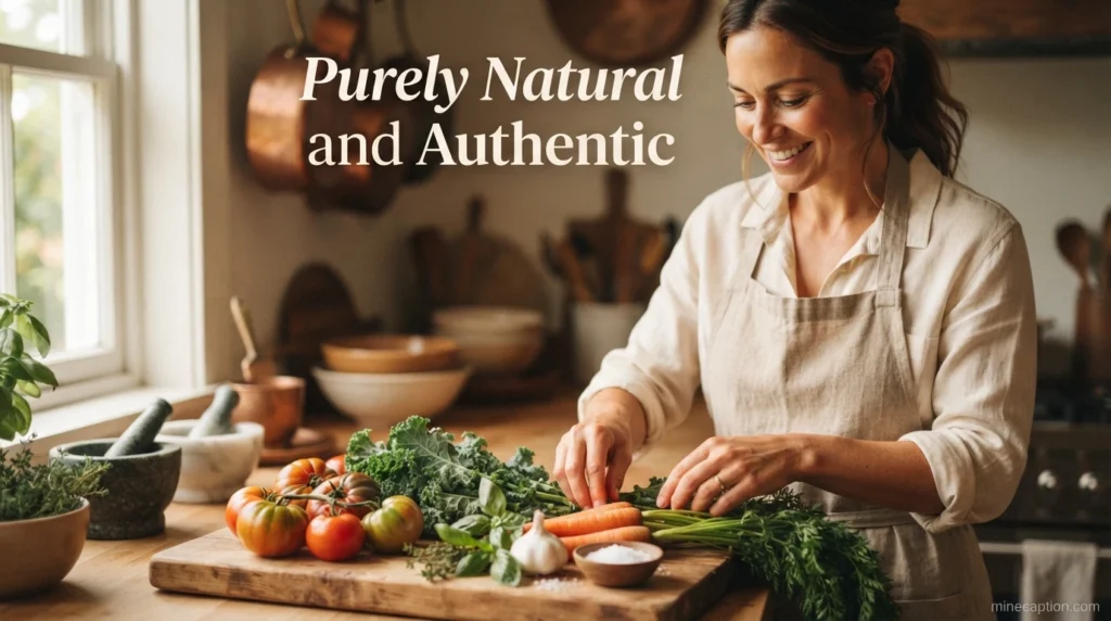 Purely Natural and Authentic