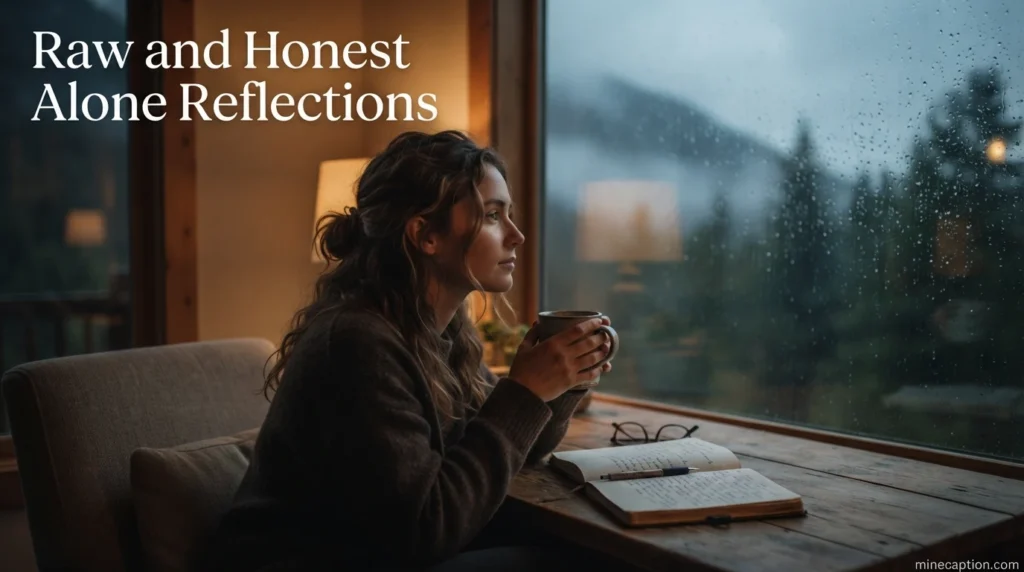 Raw and Honest Alone Reflections