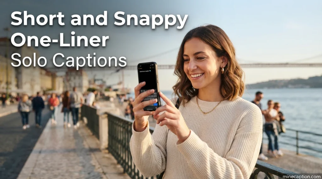 Short and Snappy One-Liner Solo Captions