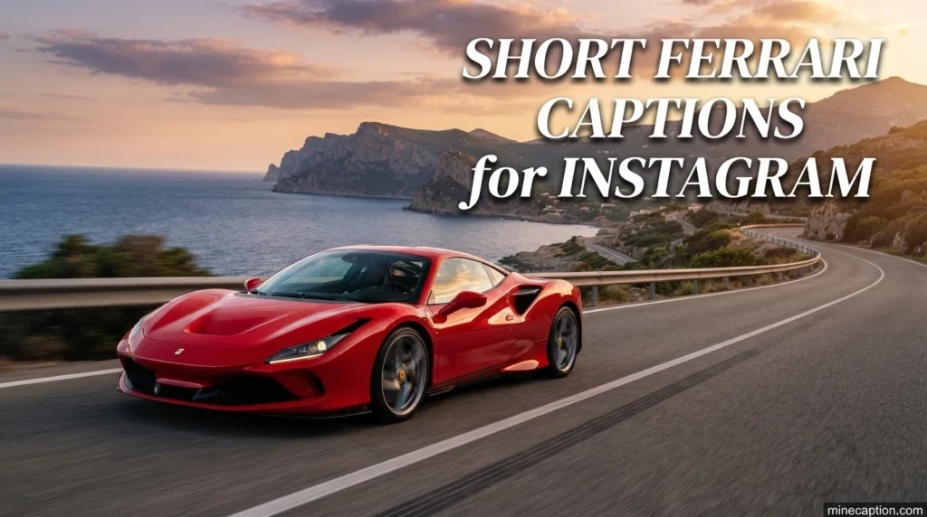 Short Ferrari Captions for Instagram