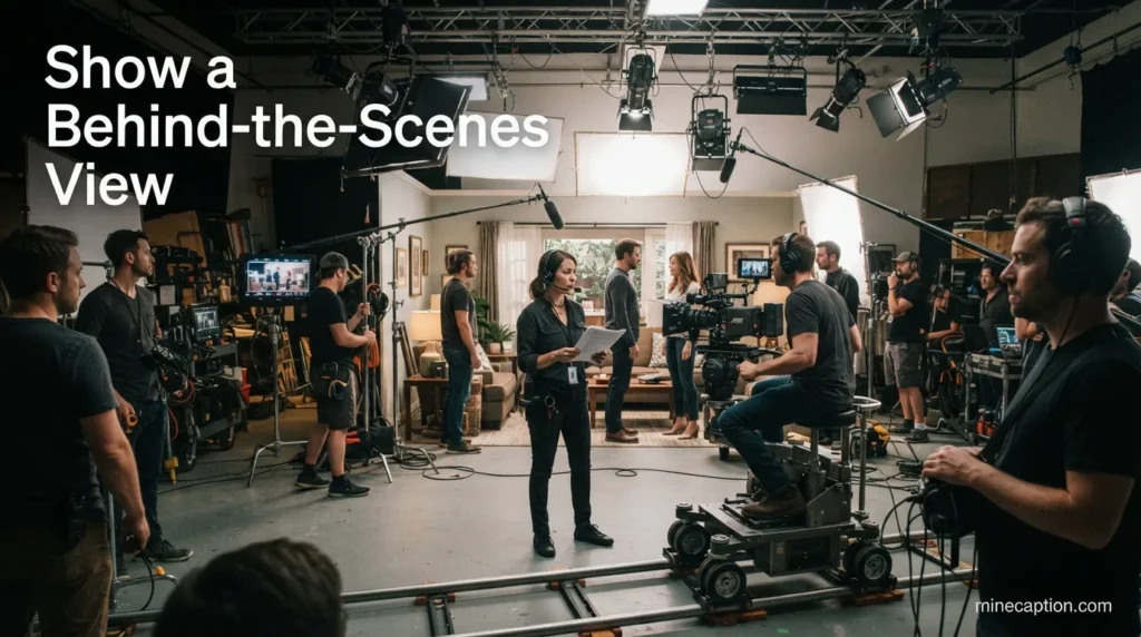 Show a Behind-the-Scenes View