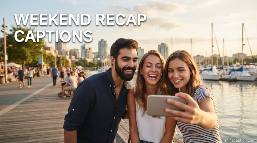 Weekend Recap Captions