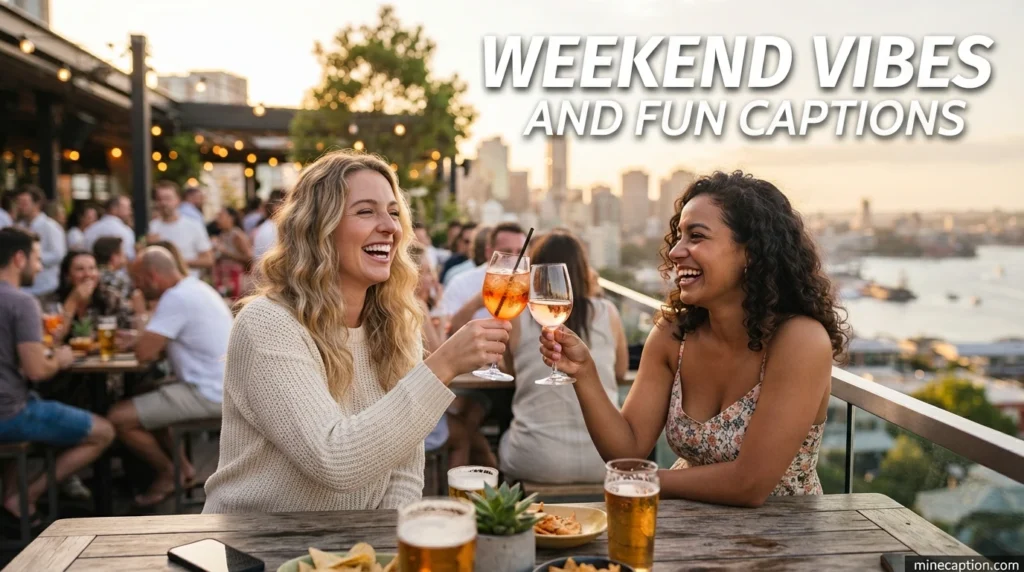 Weekend Vibes and Fun Captions