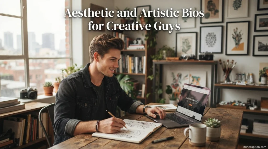 Aesthetic and Artistic Bios for Creative Guys