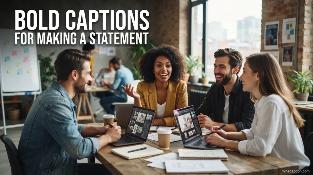 Bold Captions for Making a Statement