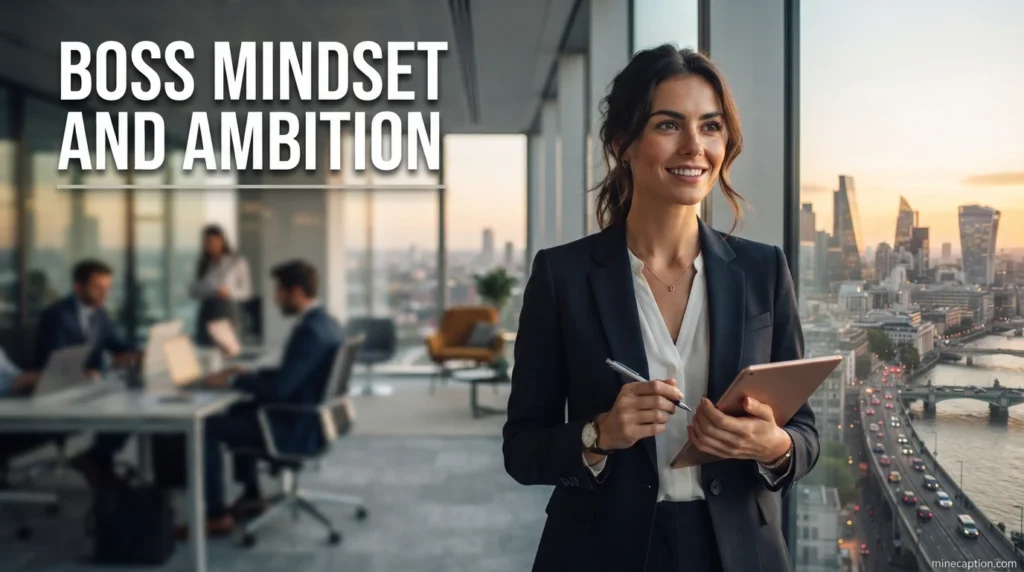 Boss Mindset and Ambition