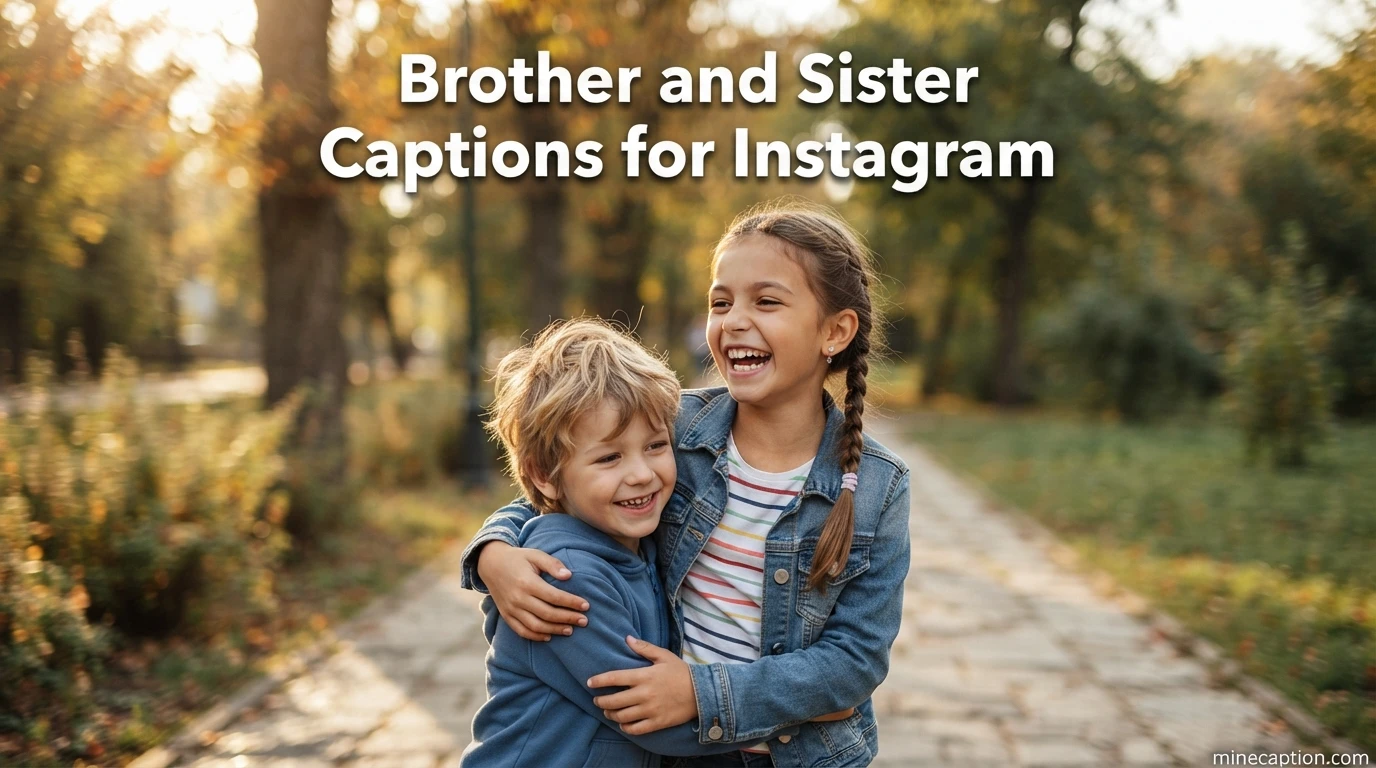 Brother and Sister Captions for Instagram