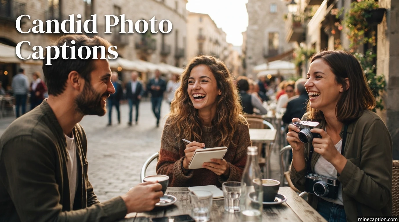 Candid Photo Captions