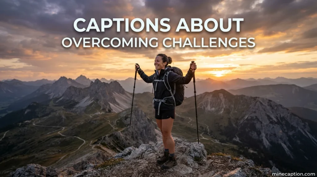 Captions About Overcoming Challenges