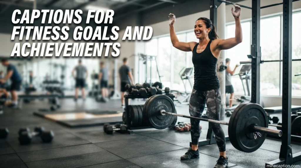 Captions for Fitness Goals and Achievements