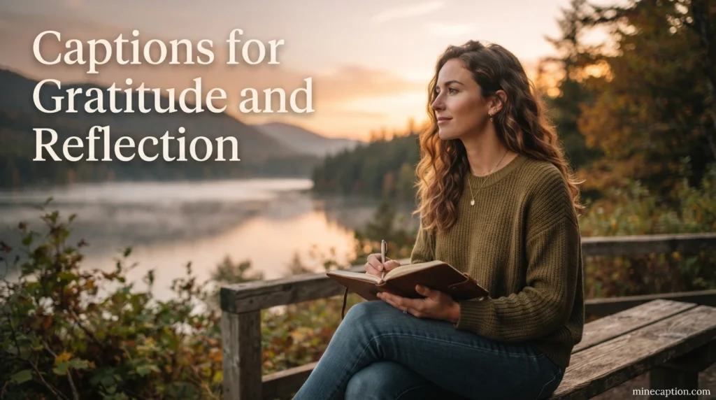 Captions for Gratitude and Reflection