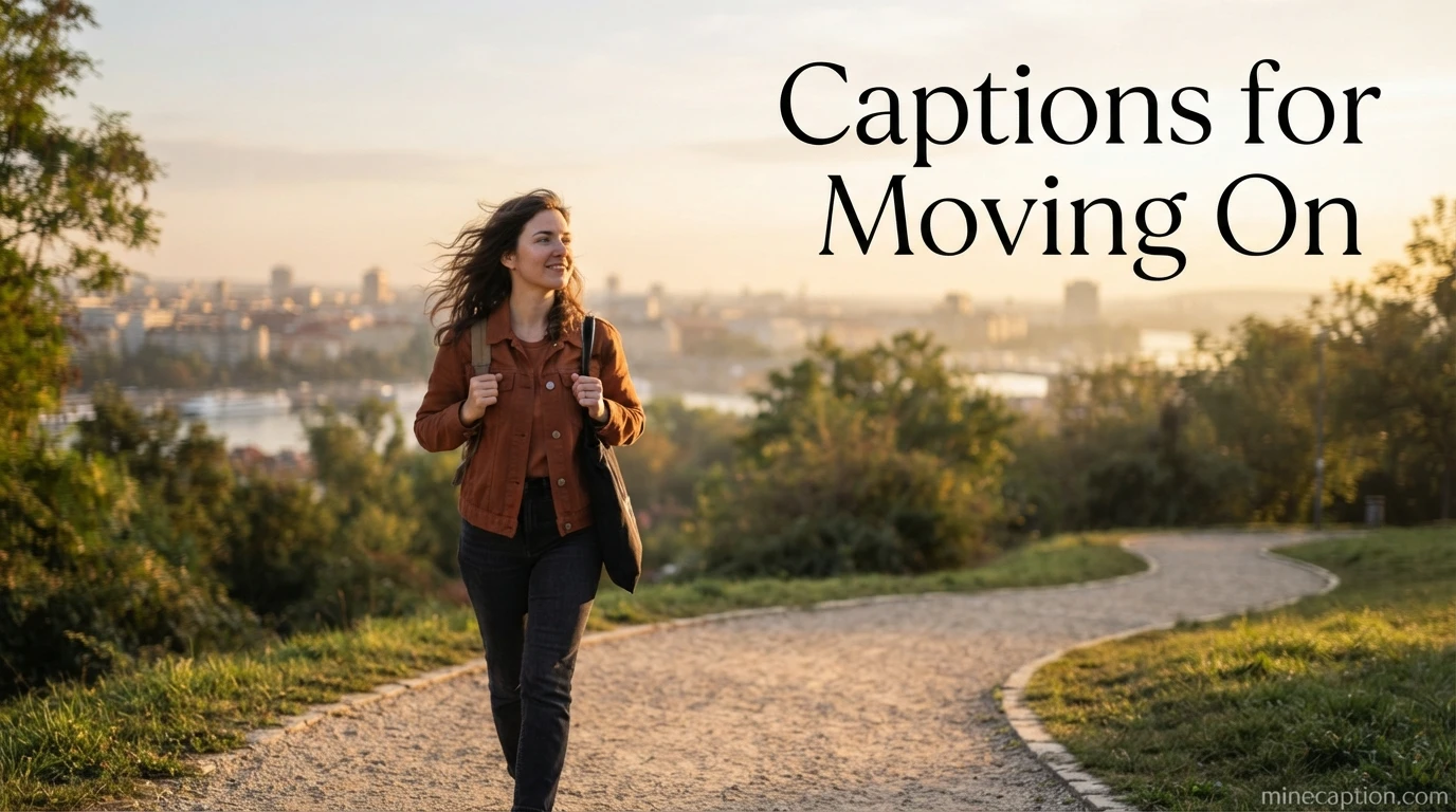 Captions for Moving On