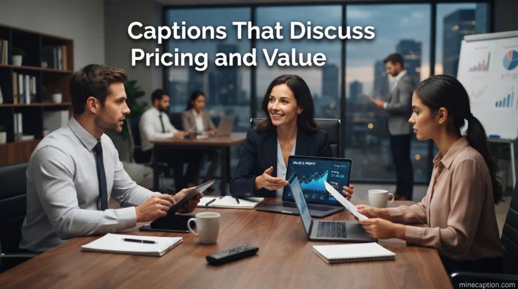 Captions That Discuss Pricing and Value