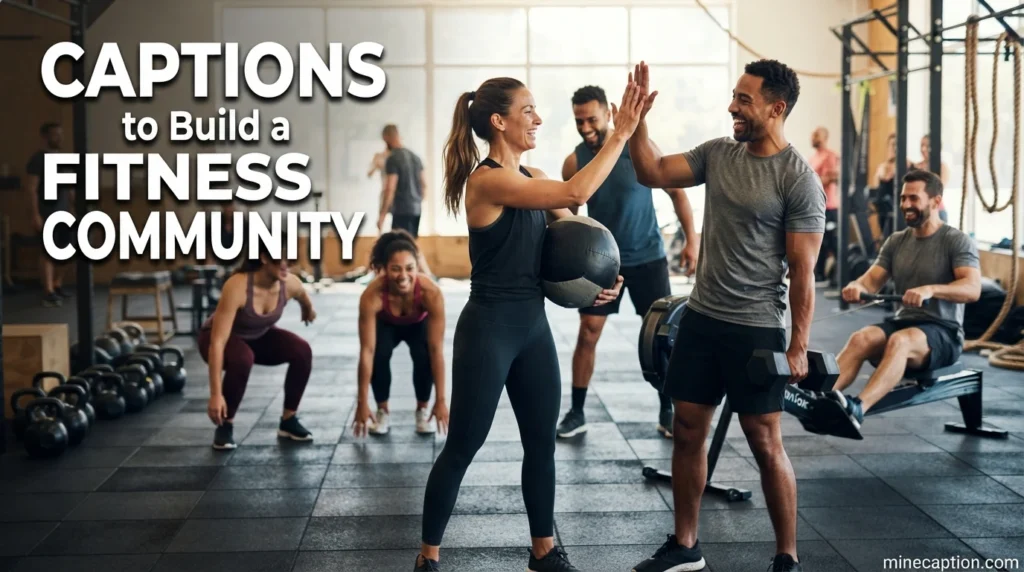 Captions to Build a Fitness Community
