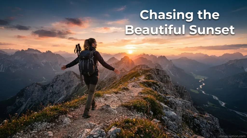 Chasing the Beautiful Sunset