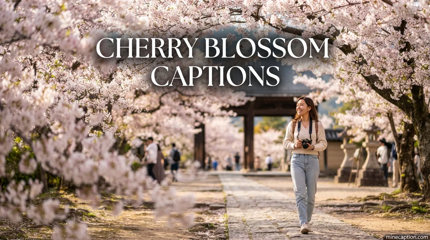 Cherry Blossom Captions