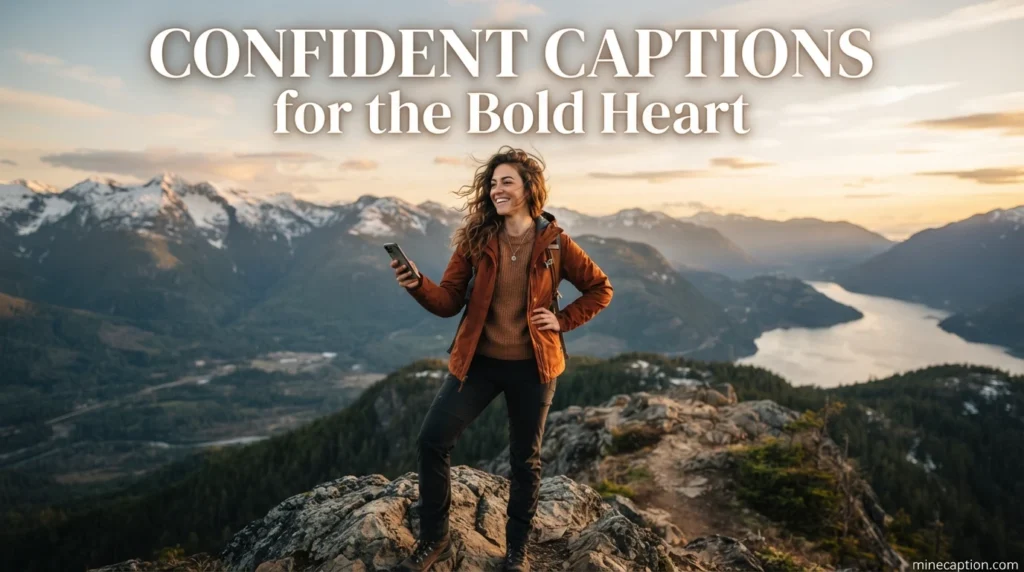 Confident Captions for the Bold Heart