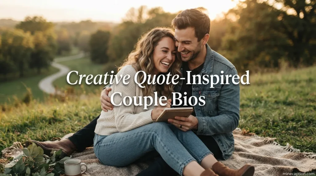 Creative Quote-Inspired Couple Bios