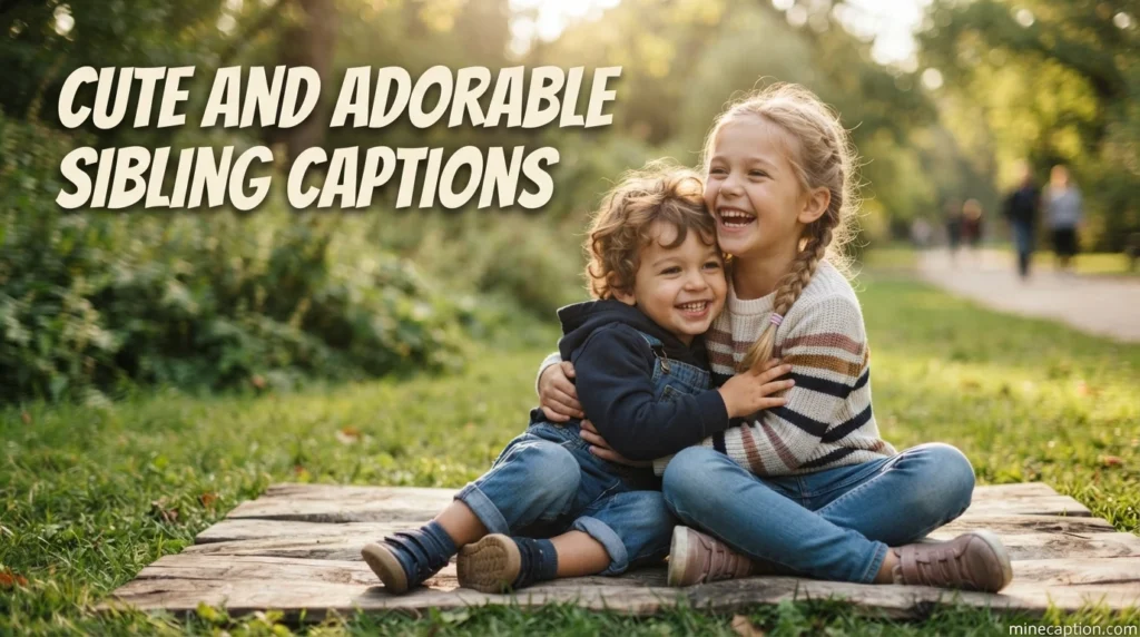 Cute and Adorable Sibling Captions