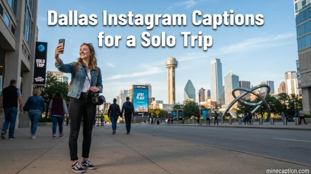 Dallas Instagram Captions for a Solo Trip