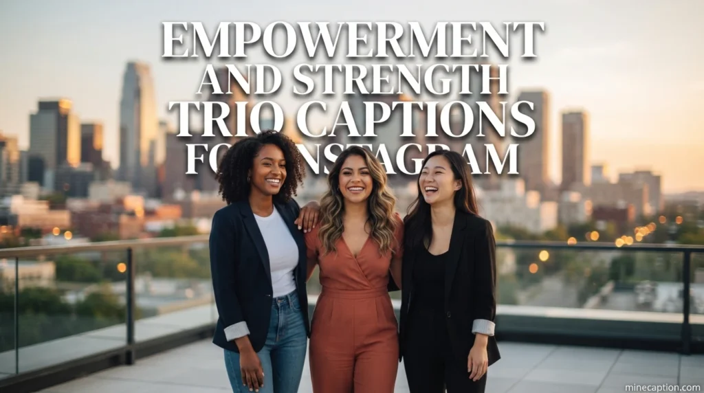 Empowerment and Strength Trio Captions for Instagram