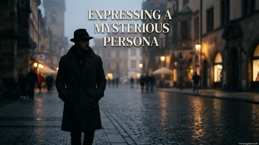 Expressing a Mysterious Persona