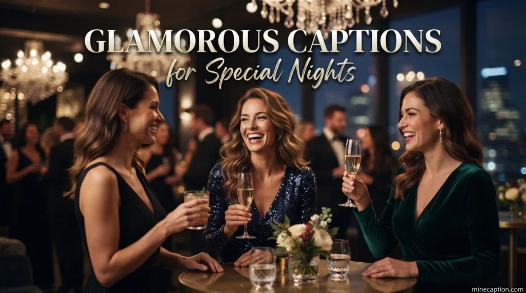Glamorous Captions for Special Nights