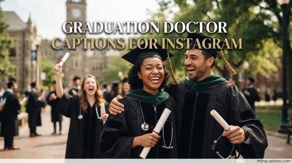 Graduation Doctor Captions for Instagram
