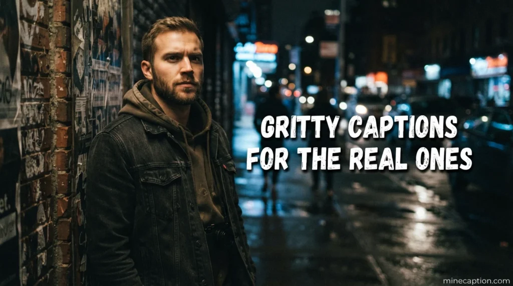Gritty Captions for the Real Ones