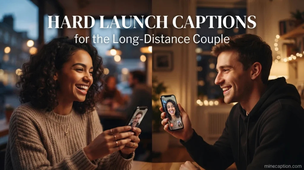Hard Launch Captions for the Long-Distance Couple