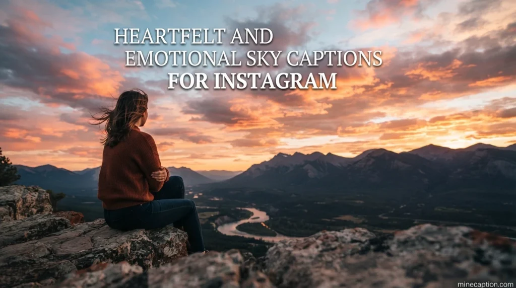 Heartfelt and Emotional Sky Captions for Instagram