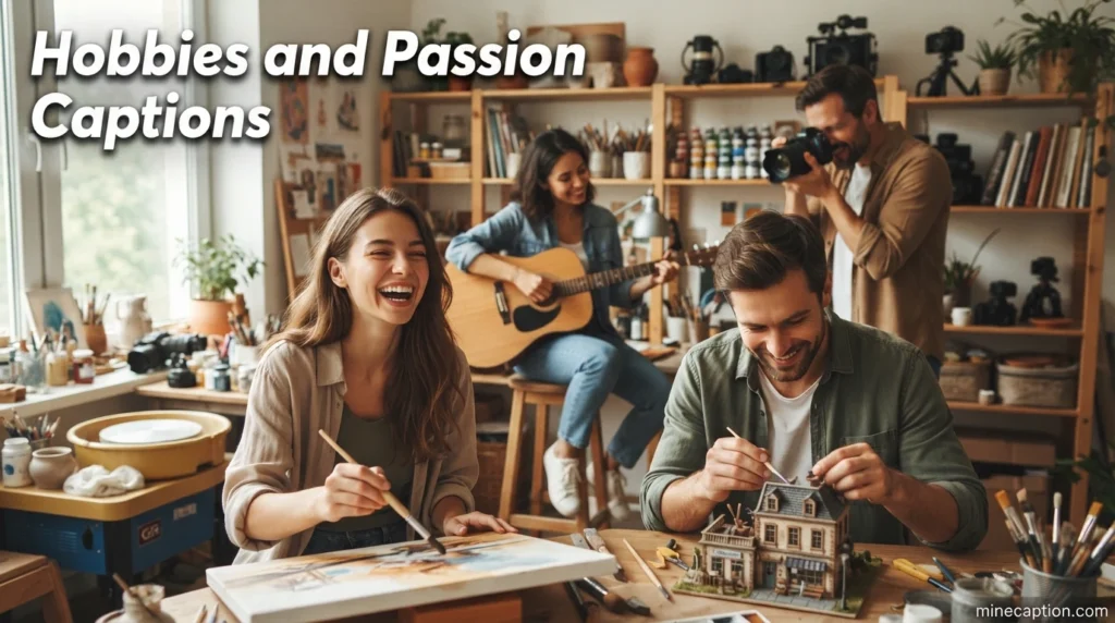 Hobbies and Passion Captions