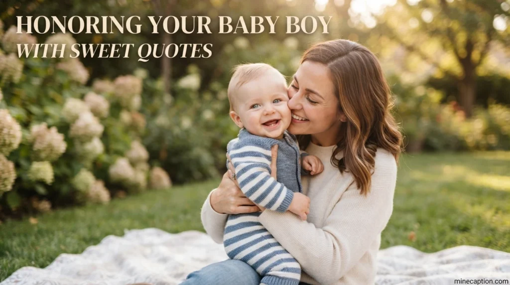 Honoring Your Baby Boy with Sweet Quotes