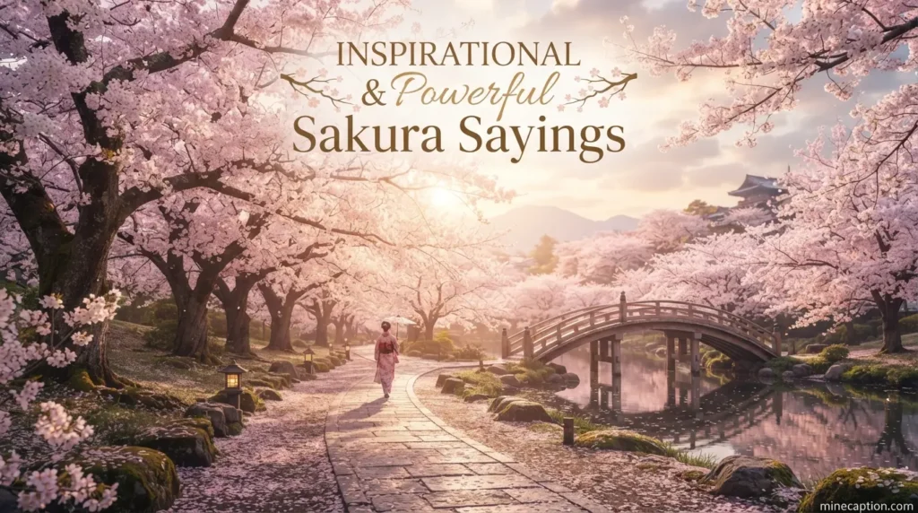 Inspirational & Powerful Sakura Sayings