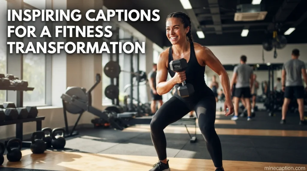 Inspiring Captions for a Fitness Transformation