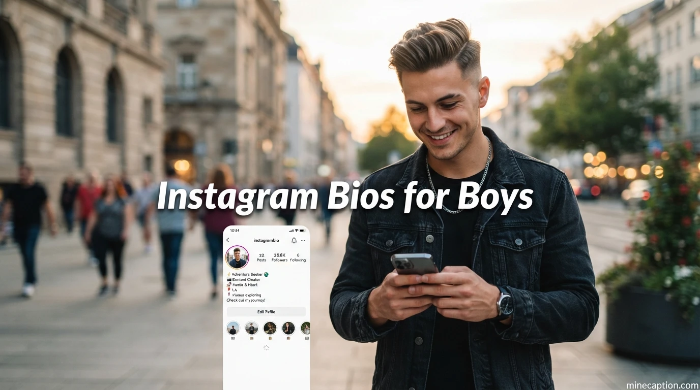 Instagram Bios for Boys