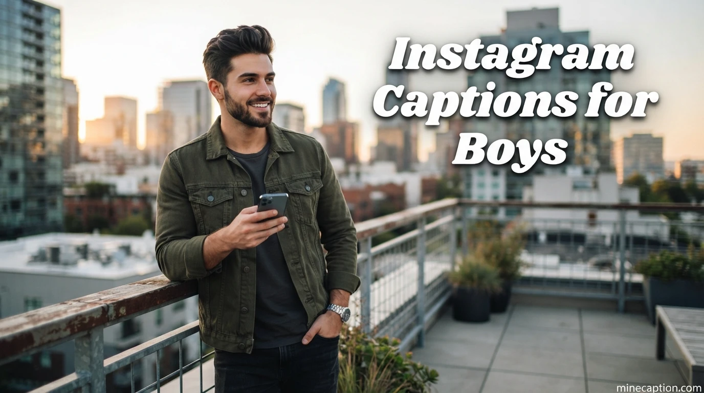 Instagram Captions for Boys