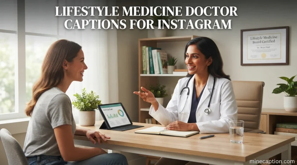 Lifestyle Medicine Doctor Captions for Instagram