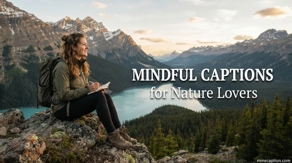 Mindful Captions for Nature Lovers