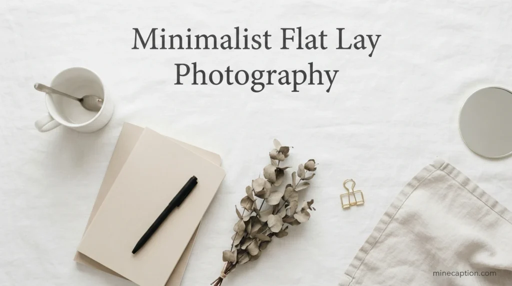 Minimalist Flat Lay Photography