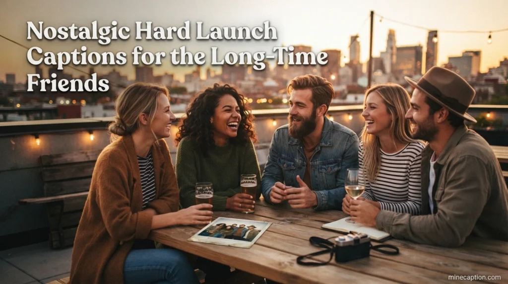 Nostalgic Hard Launch Captions for the Long-Time Friends