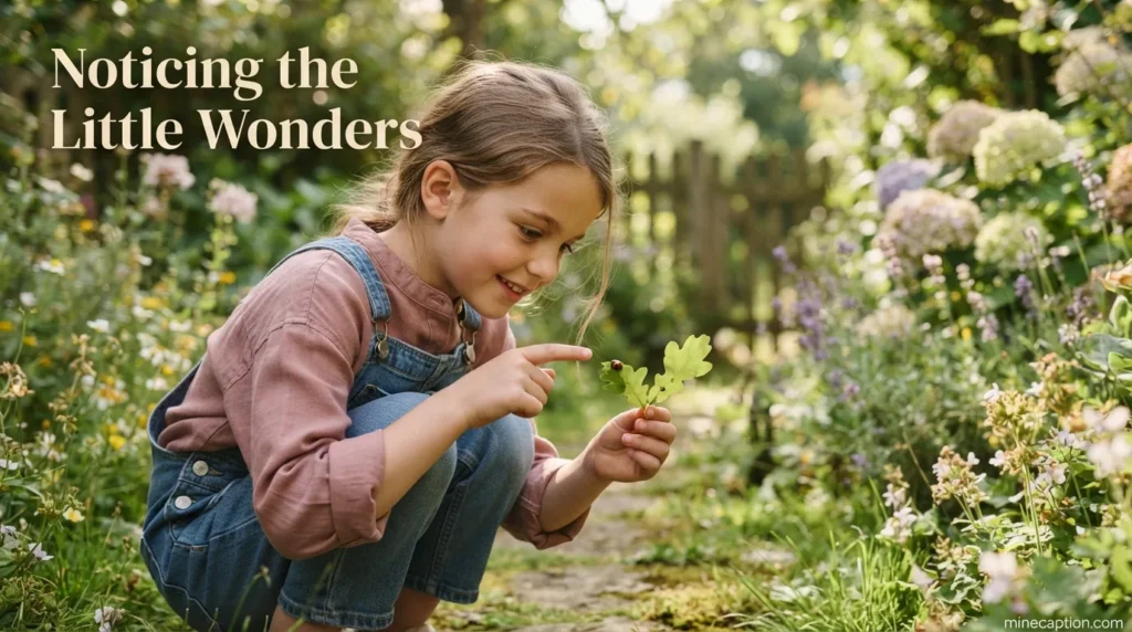Noticing the Little Wonders